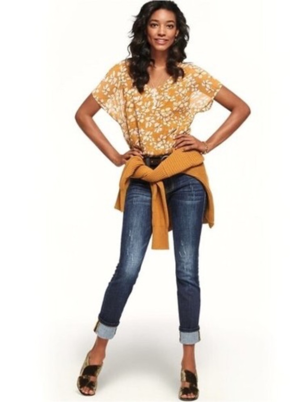 NWT CAbi Thrive Top #3598 XS